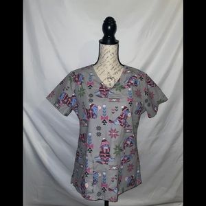 Disney women’s scrub top size XS